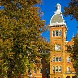 old main in summer