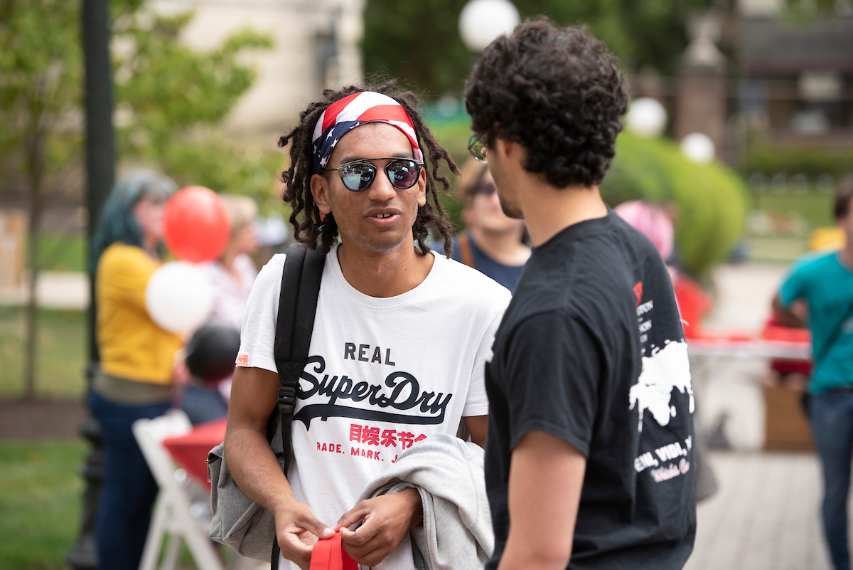 Freshmen students got to know the different departments and offices at the orientation Community Fair August 26, 2019 at Washington &amp; Jefferson College.